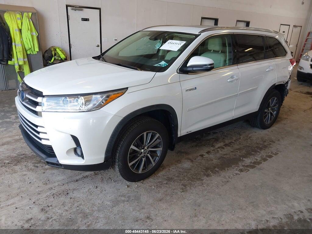 5TDJGRFH7KS077465 2019 TOYOTA HIGHLANDER HYBRID photo no. 2