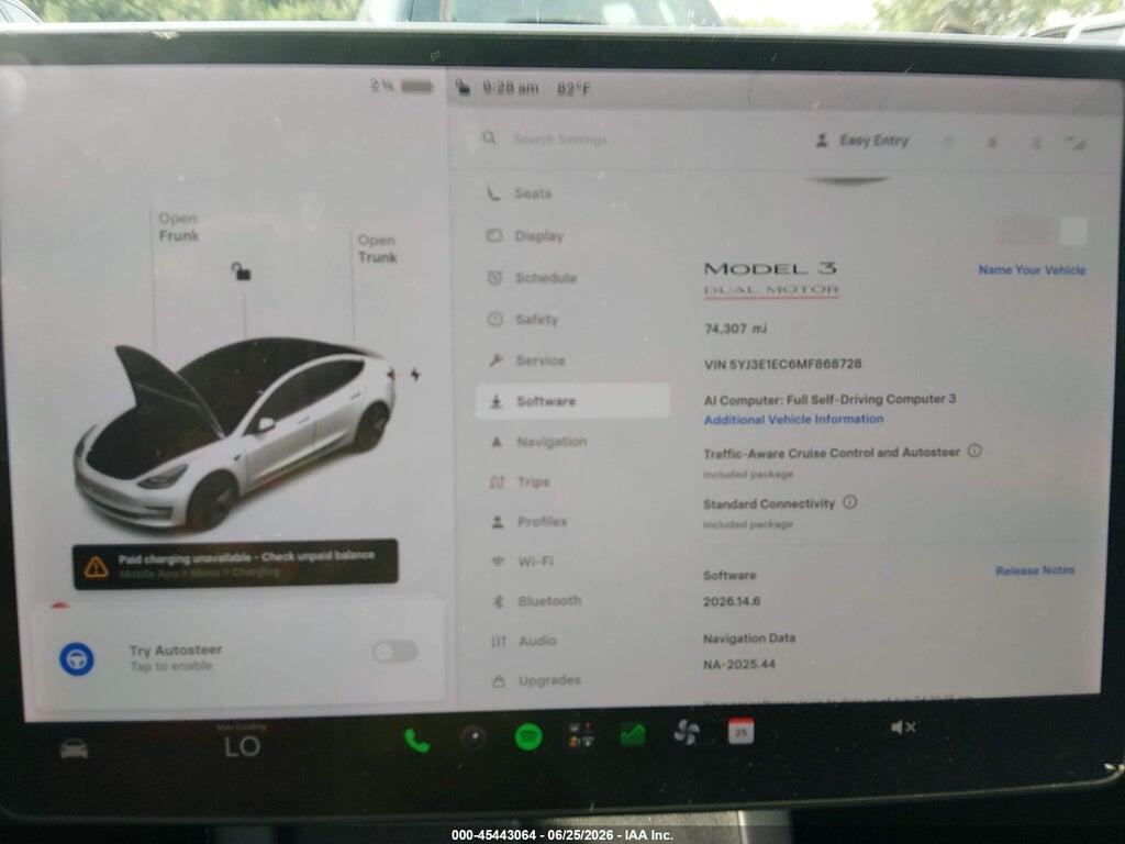 5YJ3E1EC6MF868728 2021 TESLA MODEL 3 photo no. 7