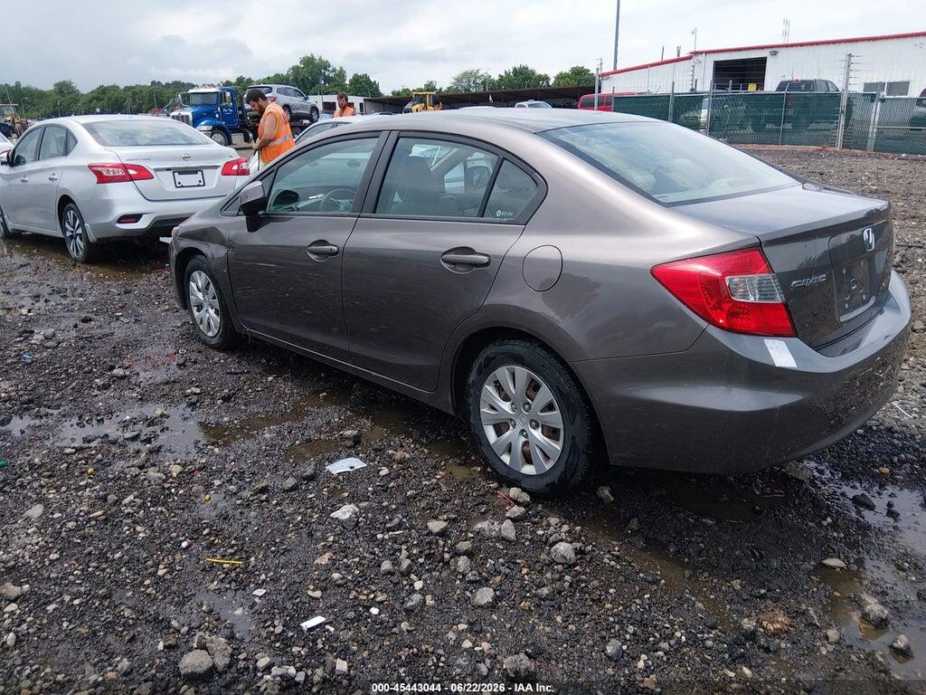 19XFB2F5XCE009528 2012 HONDA CIVIC photo no. 3
