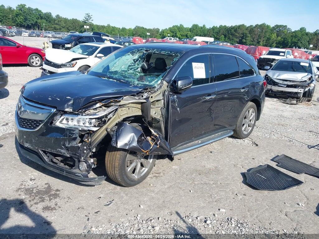5FRYD4H90GB033253 2016 ACURA MDX photo no. 2