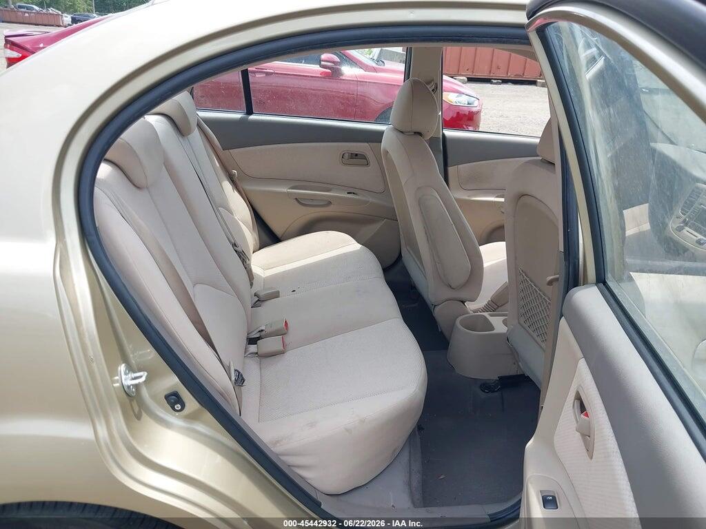 KNADE223096500415 2009 KIA RIO photo no. 8