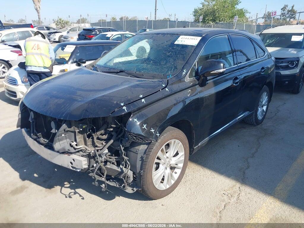 JTJZB1BA2A2002560 2010 LEXUS RX 450H photo no. 2