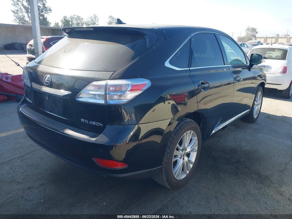 JTJZB1BA2A2002560 2010 LEXUS RX 450H photo no. 4