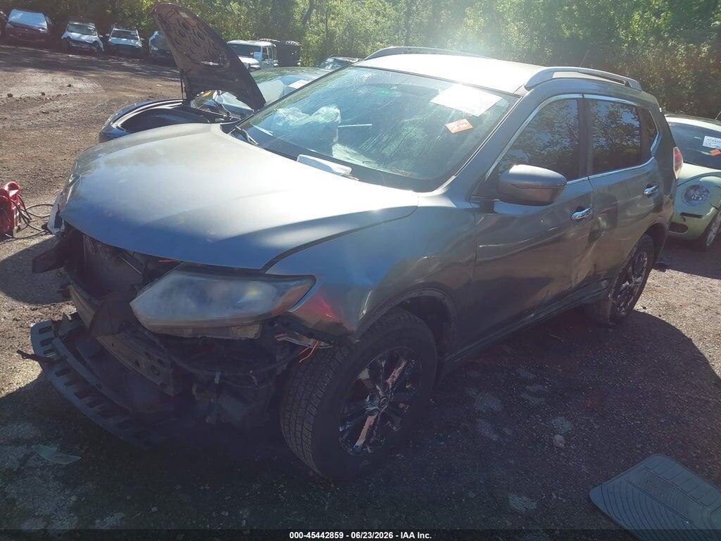 KNMAT2MT4GP669076 2016 NISSAN ROGUE photo no. 2