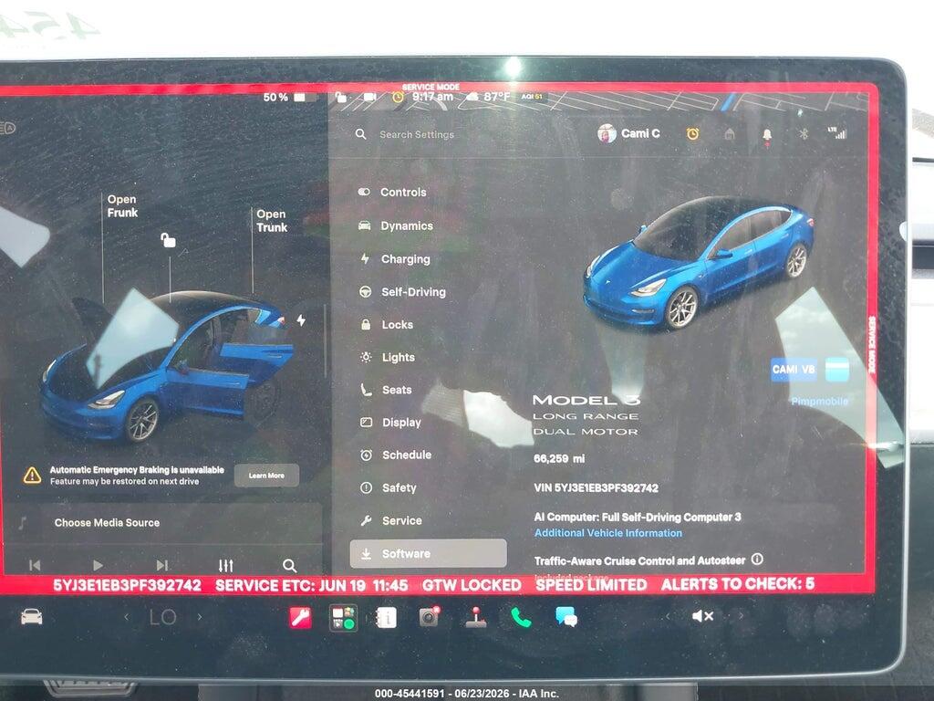 5YJ3E1EB3PF392742 2023 TESLA MODEL 3 photo no. 7