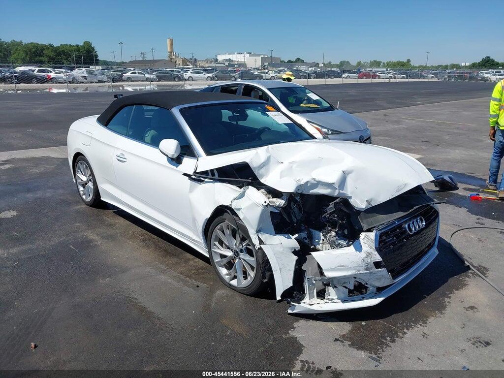 WAU2AGF55NN004392 2022 AUDI A5 CABRIOLET photo no. 1