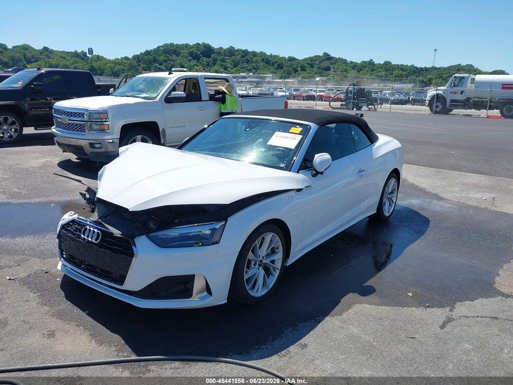 WAU2AGF55NN004392 2022 AUDI A5 CABRIOLET photo no. 2