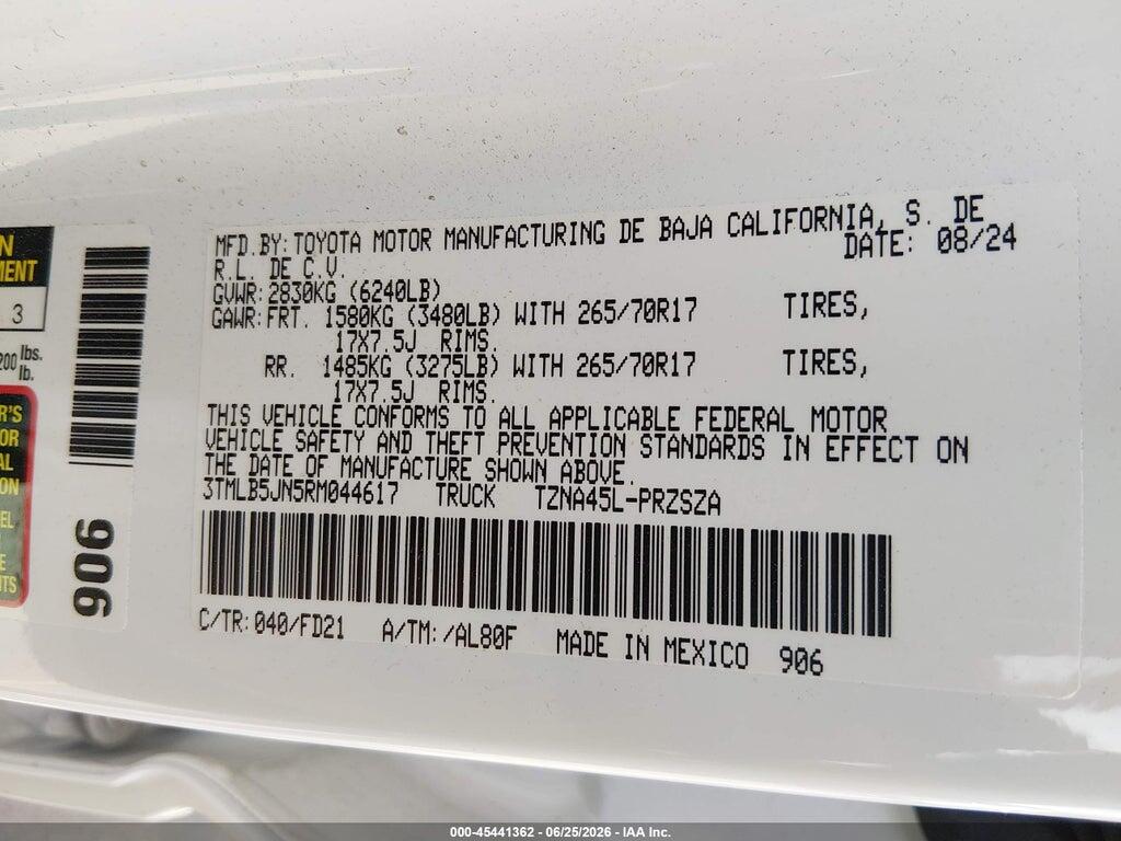 3TMLB5JN5RM044617 2024 TOYOTA TACOMA photo no. 9