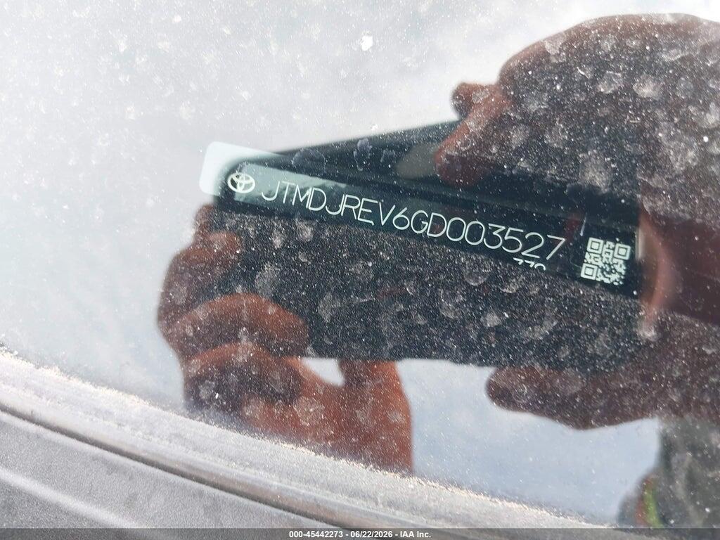 JTMDJREV6GD003527 2016 TOYOTA RAV4 HYBRID photo no. 9