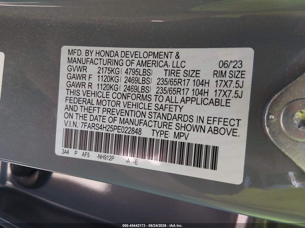 7FARS4H25PE022848 2023 HONDA CR-V photo no. 9