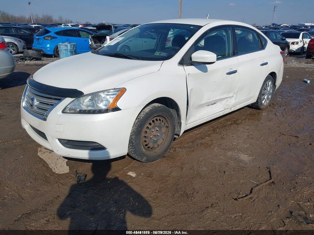 3N1AB7AP2EL664283 2014 NISSAN SENTRA photo no. 2