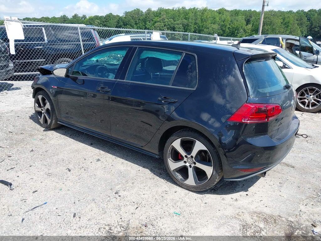 3VW5T7AUXHM017191 2017 VOLKSWAGEN GOLF GTI photo no. 3