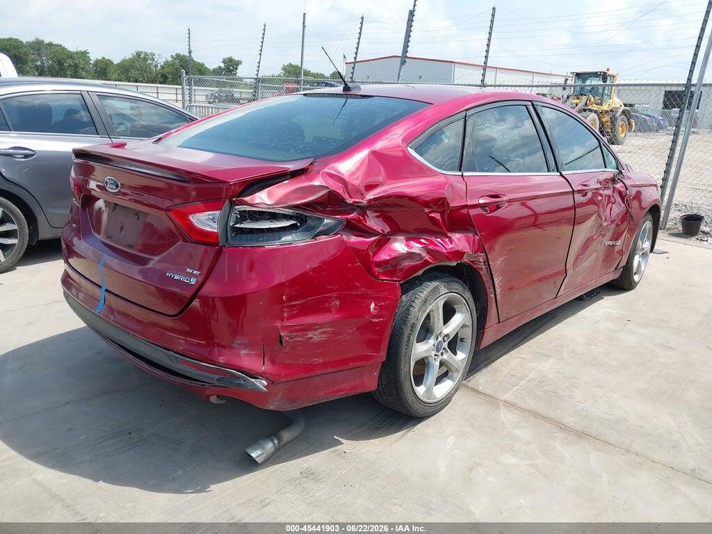 3FA6P0LU5ER164281 2014 FORD FUSION HYBRID photo no. 4