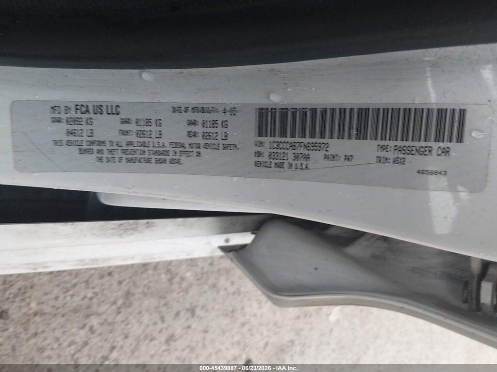 1C3CCCAB7FN695972 2015 CHRYSLER 200 photo no. 9