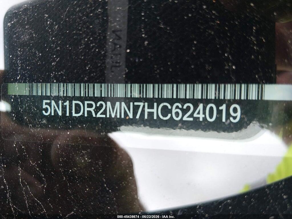 5N1DR2MN7HC624019 2017 NISSAN PATHFINDER photo no. 9