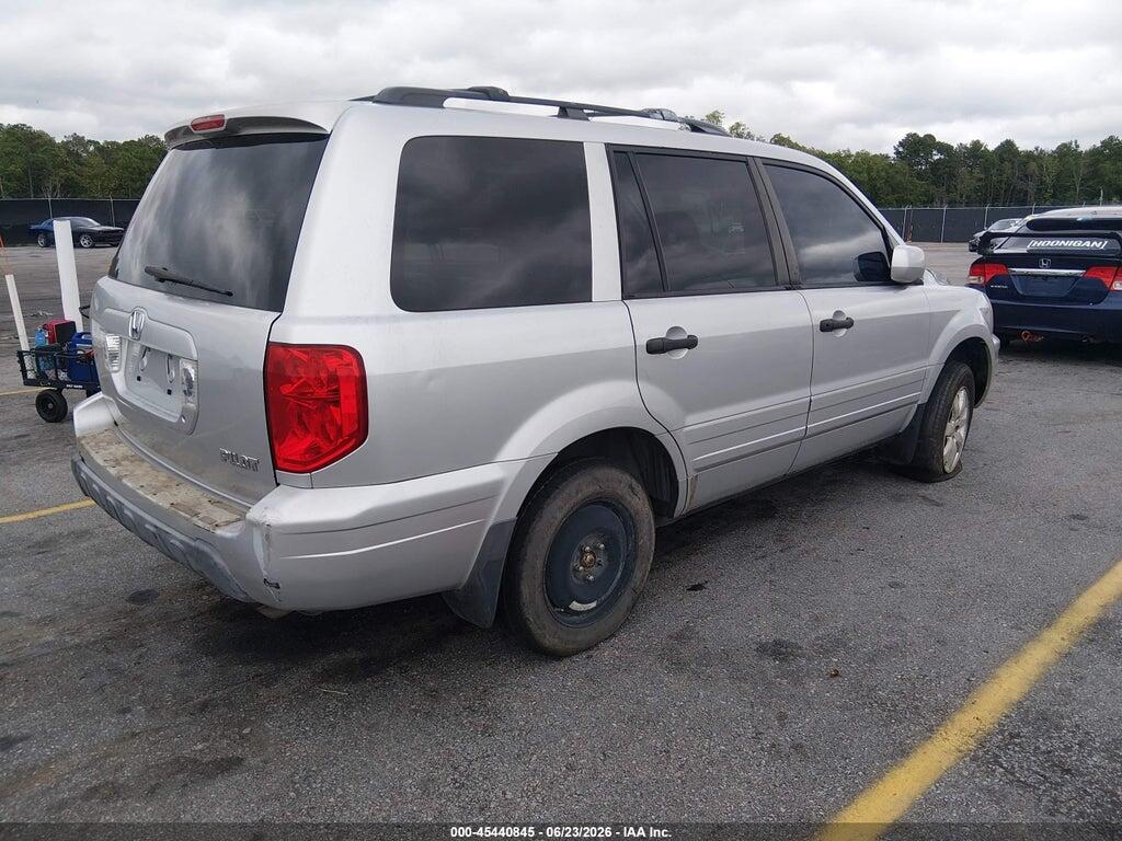 5FNYF18655B011293 2005 HONDA PILOT photo no. 4