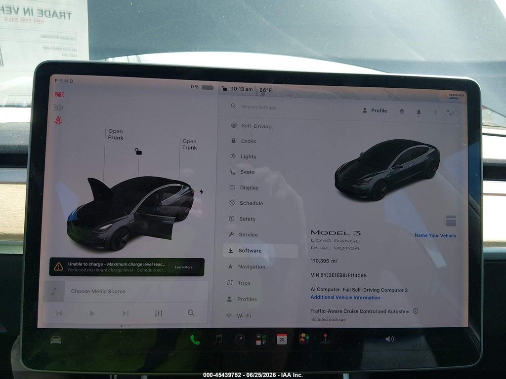 5YJ3E1EB8JF114085 2018 TESLA MODEL 3 photo no. 7