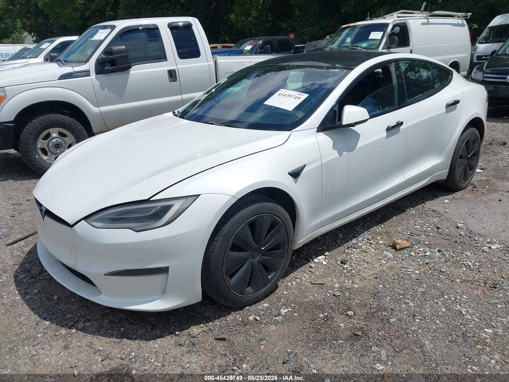 5YJSA1E63MF440956 2021 TESLA MODEL S photo no. 2