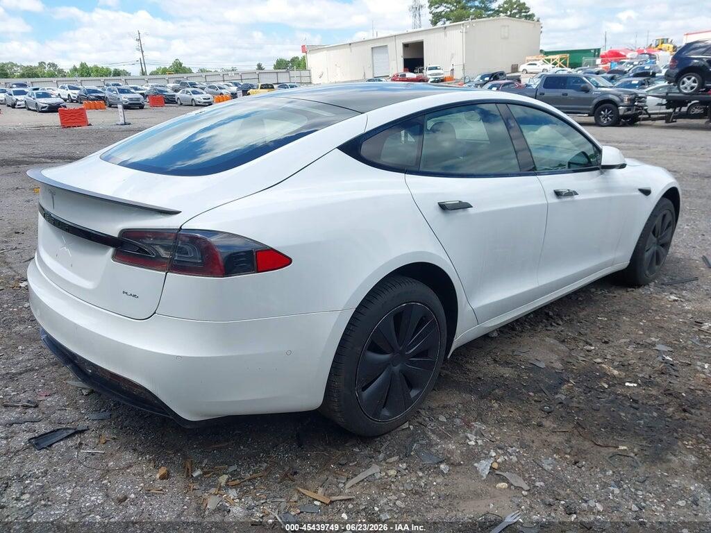 5YJSA1E63MF440956 2021 TESLA MODEL S photo no. 4