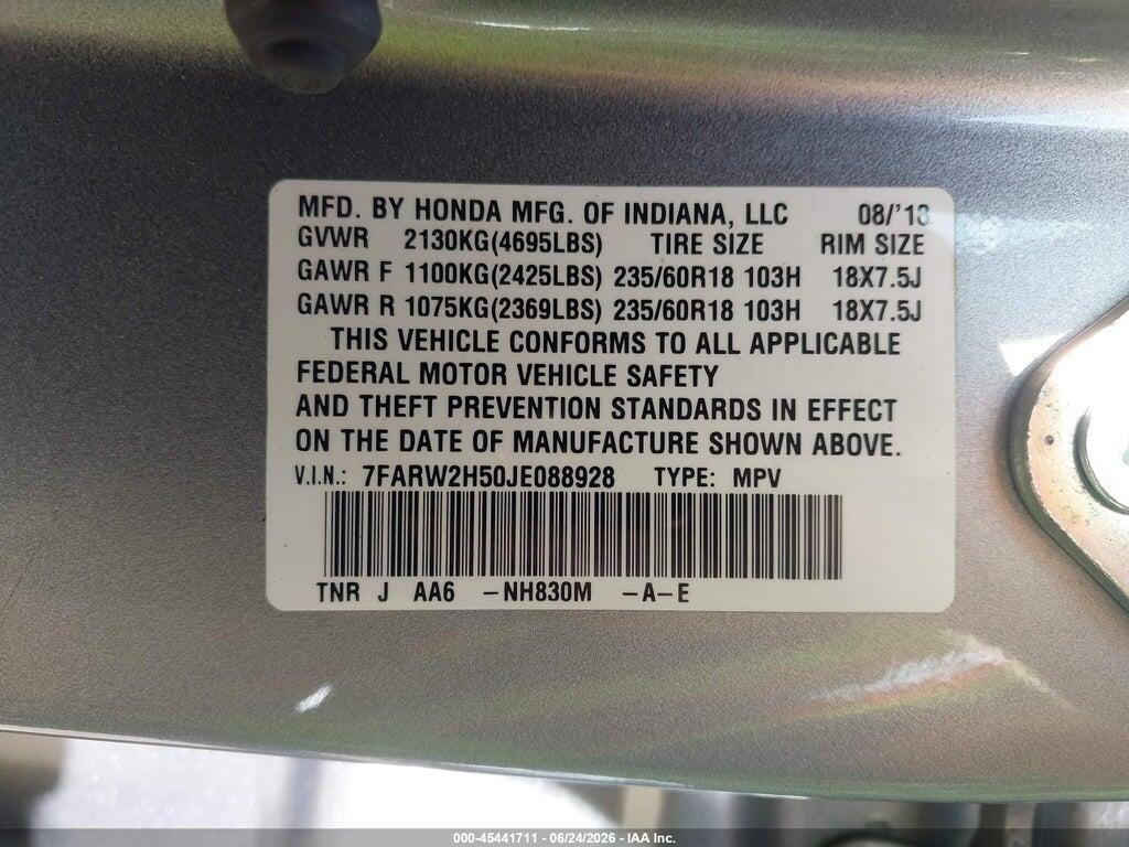 7FARW2H50JE088928 2018 HONDA CR-V photo no. 9