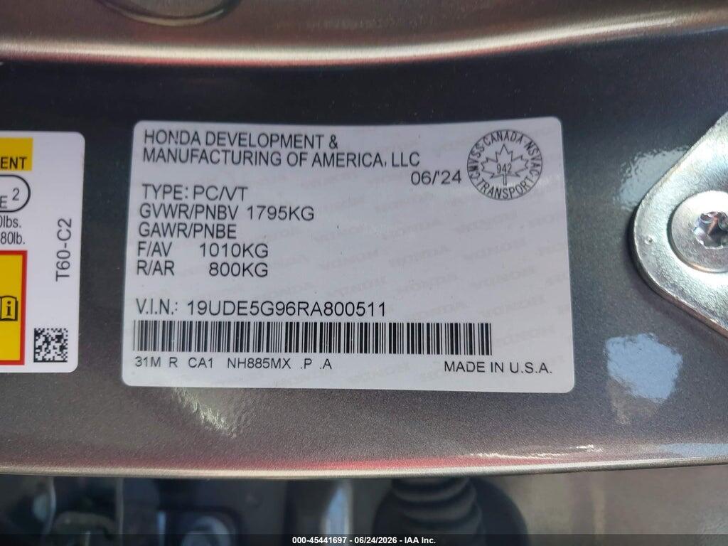 19UDE5G96RA800511 2024 ACURA INTEGRA photo no. 9