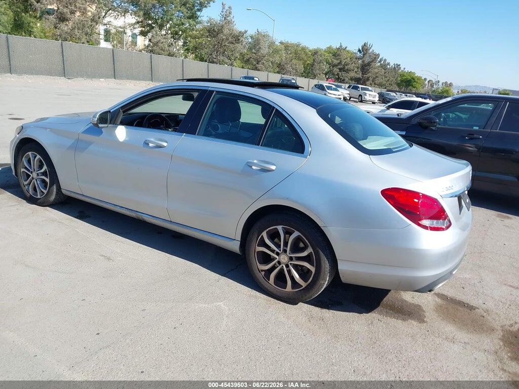 55SWF4JB9FU047164 2015 MERCEDES-BENZ C 300 photo no. 3