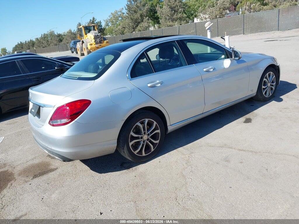 55SWF4JB9FU047164 2015 MERCEDES-BENZ C 300 photo no. 4