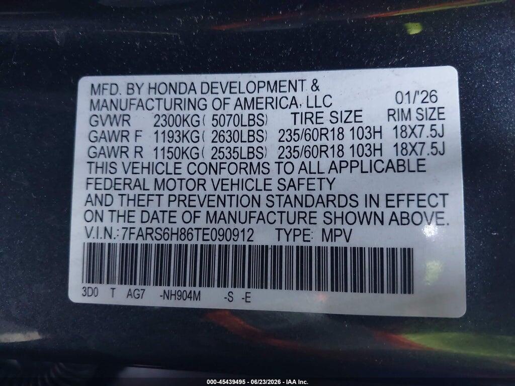 7FARS6H86TE090912 2026 HONDA CR-V HYBRID photo no. 9