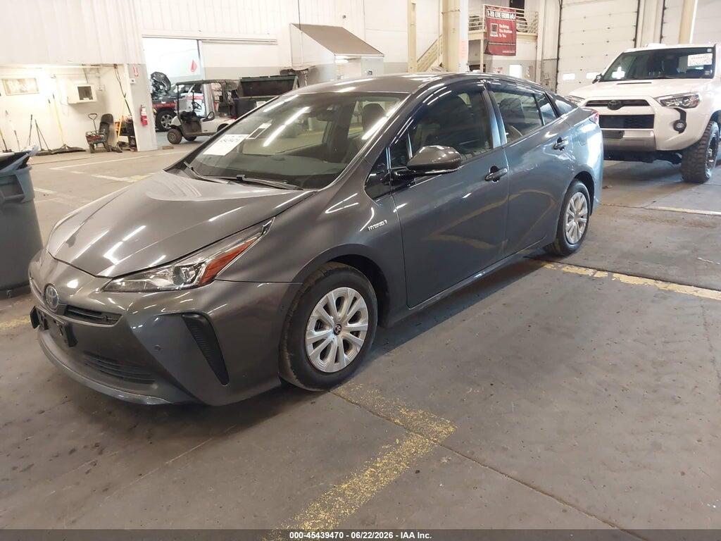 JTDKARFU4K3090176 2019 TOYOTA PRIUS photo no. 2
