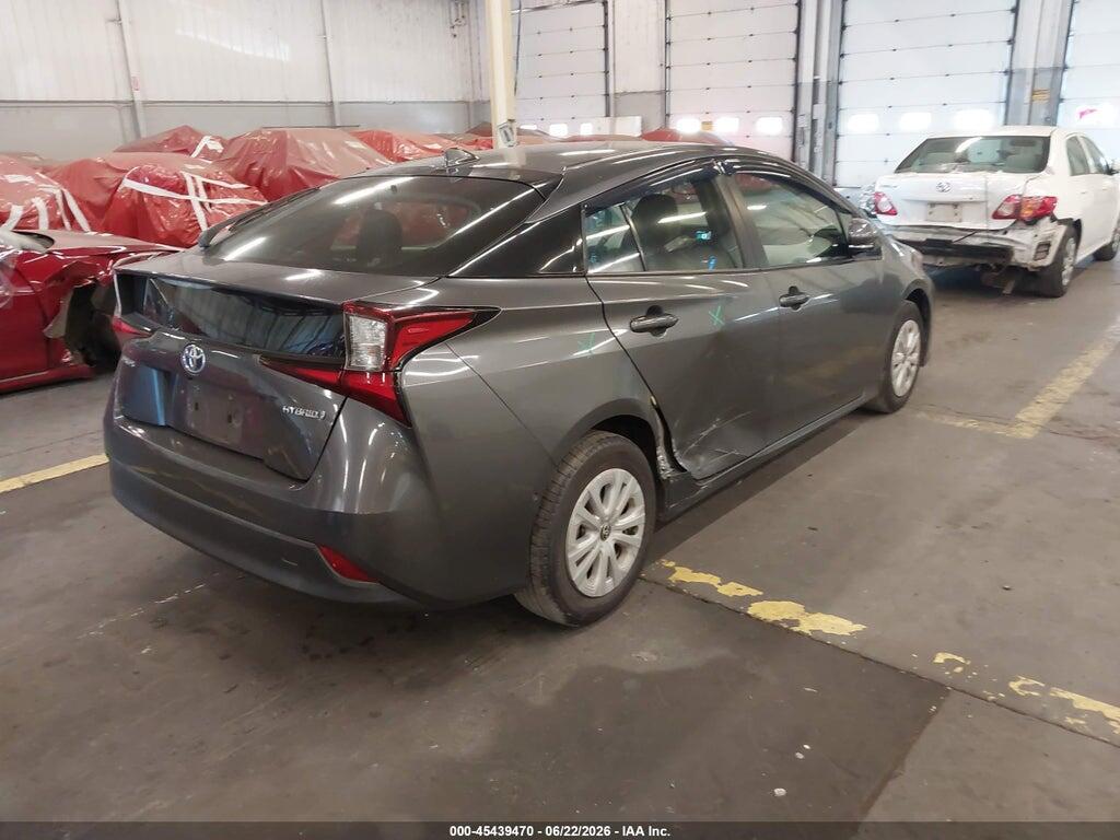 JTDKARFU4K3090176 2019 TOYOTA PRIUS photo no. 4