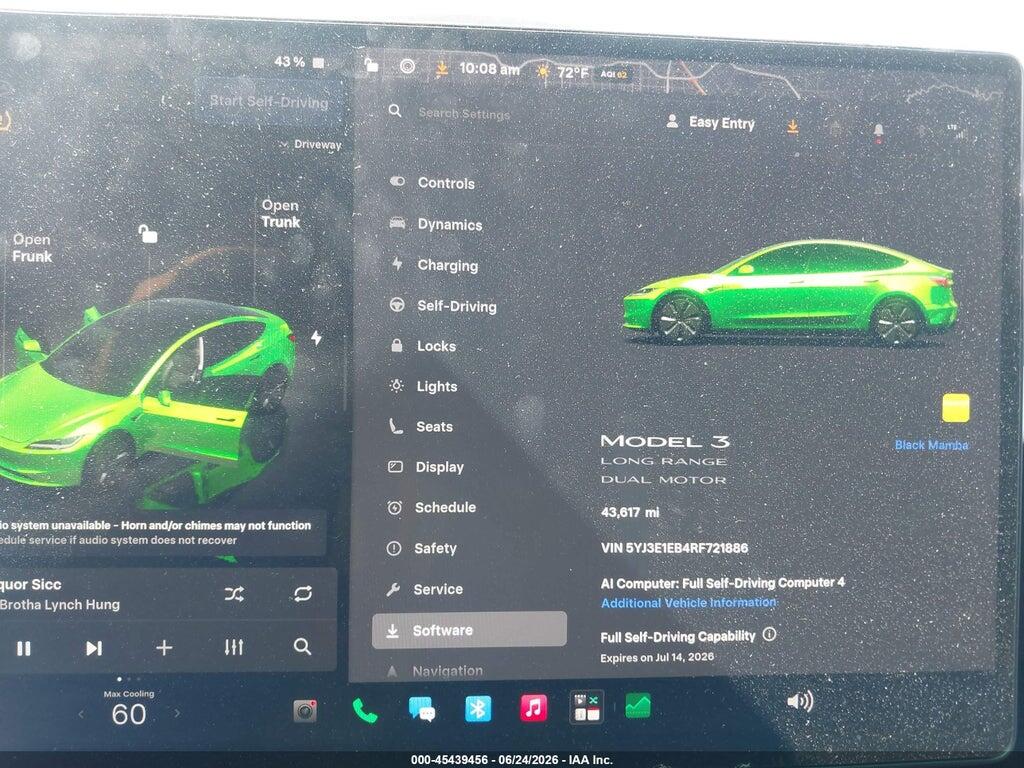 5YJ3E1EB4RF721886 2024 TESLA MODEL 3 photo no. 7