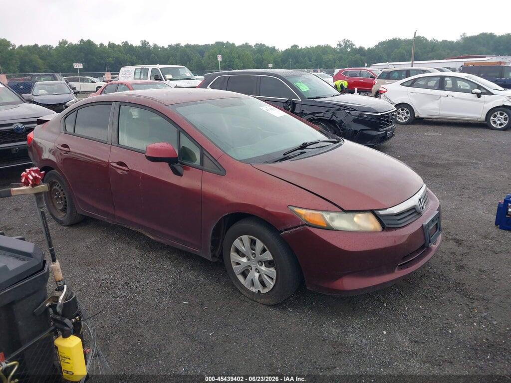 19XFB2F58CE323162 2012 HONDA CIVIC photo no. 1