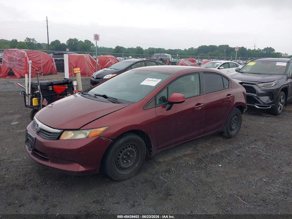 19XFB2F58CE323162 2012 HONDA CIVIC photo no. 2