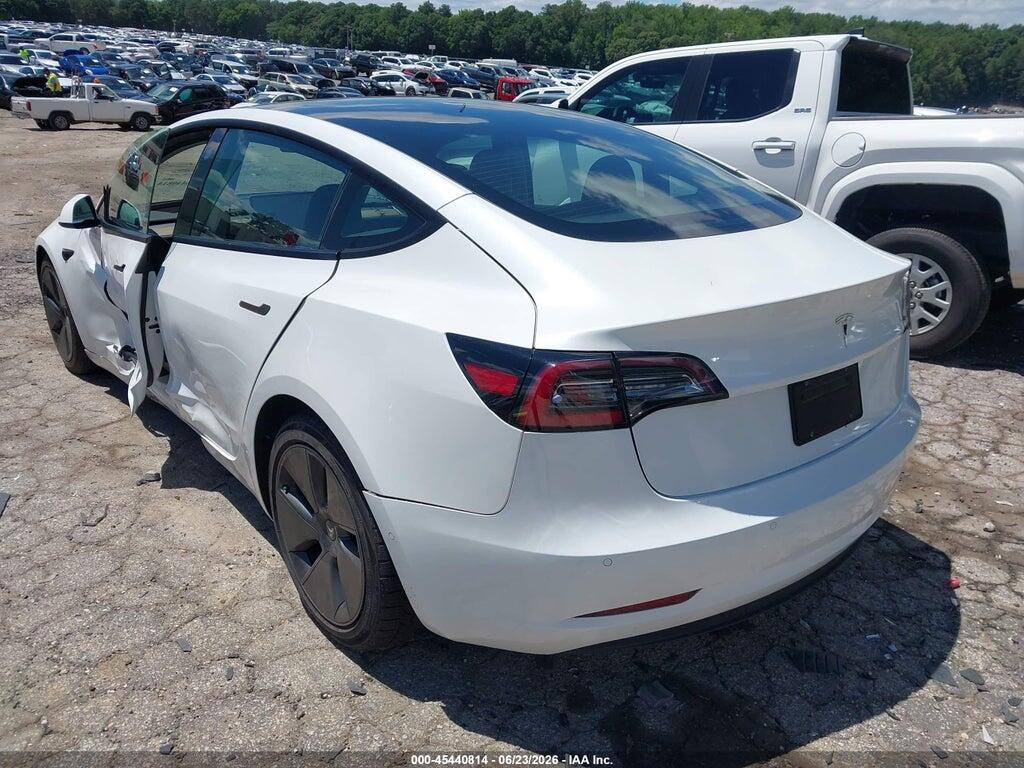 5YJ3E1EA4MF027196 2021 TESLA MODEL 3 photo no. 3