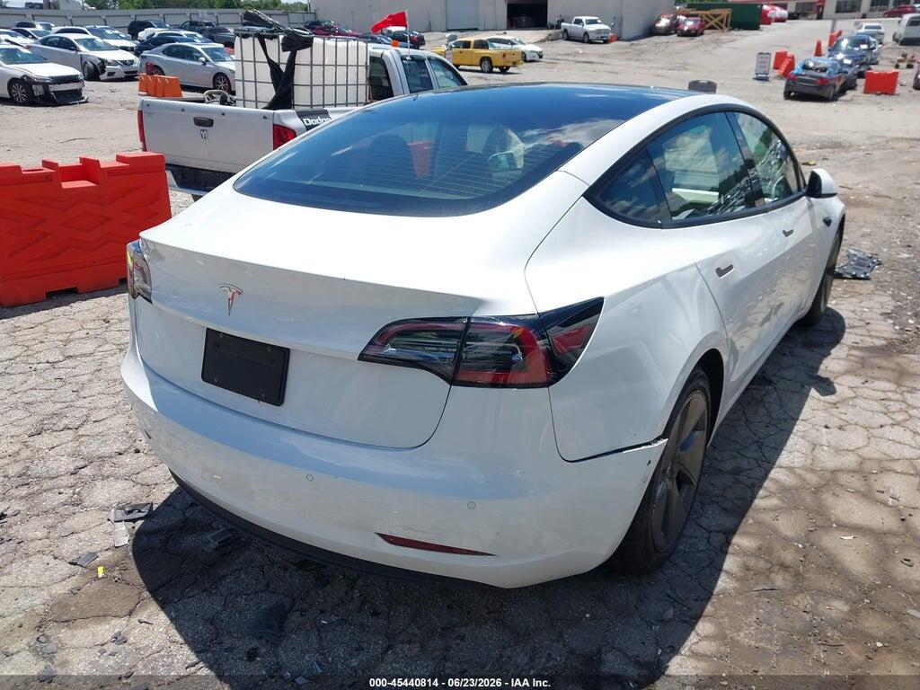 5YJ3E1EA4MF027196 2021 TESLA MODEL 3 photo no. 4