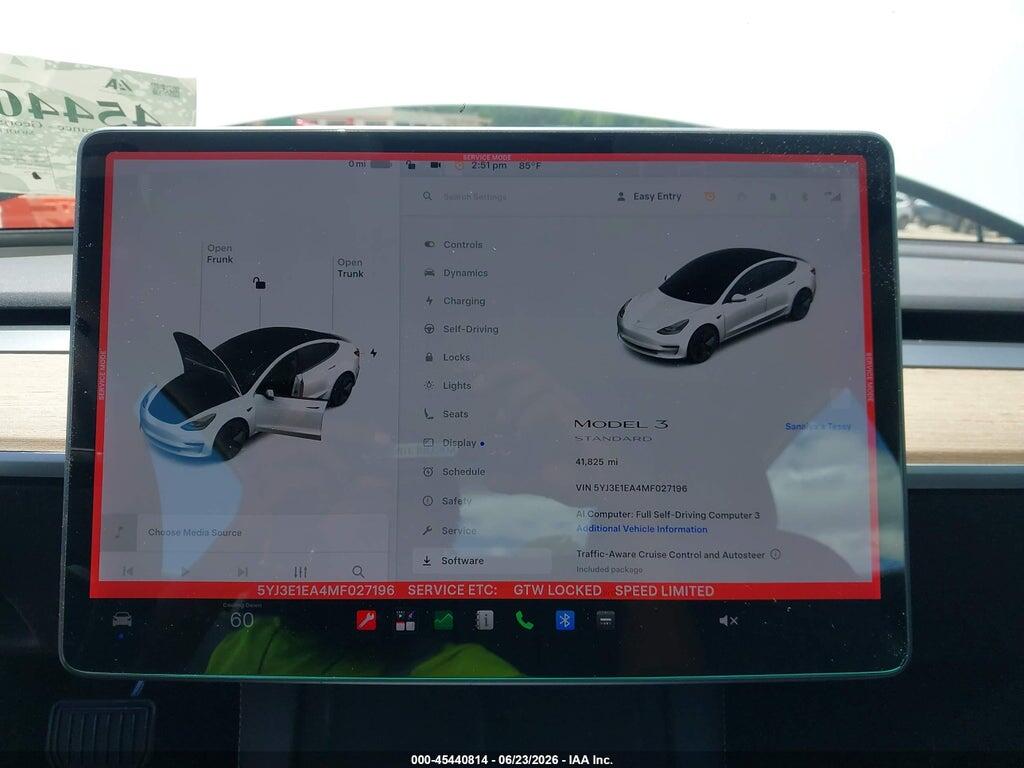 5YJ3E1EA4MF027196 2021 TESLA MODEL 3 photo no. 7