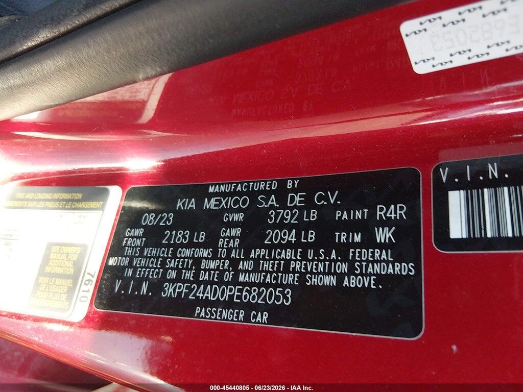 3KPF24AD0PE682053 2023 KIA FORTE photo no. 9