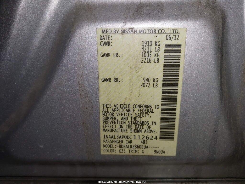 1N4AL3AP0DC112624 2013 NISSAN ALTIMA photo no. 9