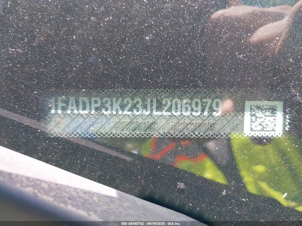 1FADP3K23JL206979 2018 FORD FOCUS photo no. 9