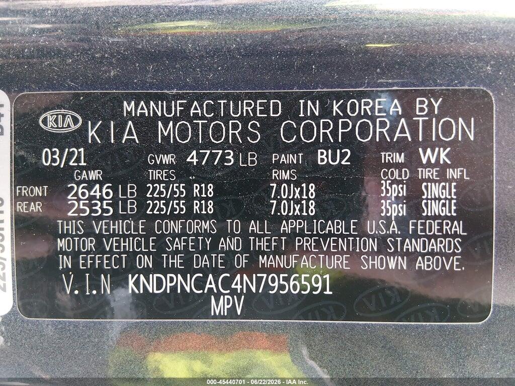 KNDPNCAC4N7956591 2022 KIA SPORTAGE photo no. 9