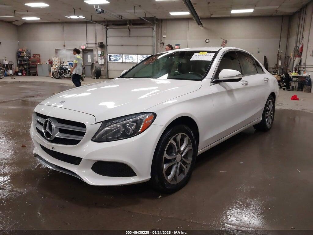 55SWF4KB5FU001913 2015 MERCEDES-BENZ C 300 photo no. 2