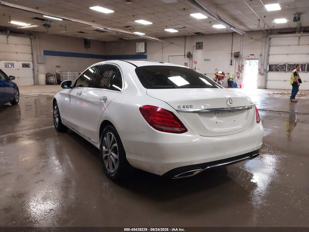 55SWF4KB5FU001913 2015 MERCEDES-BENZ C 300 photo no. 3