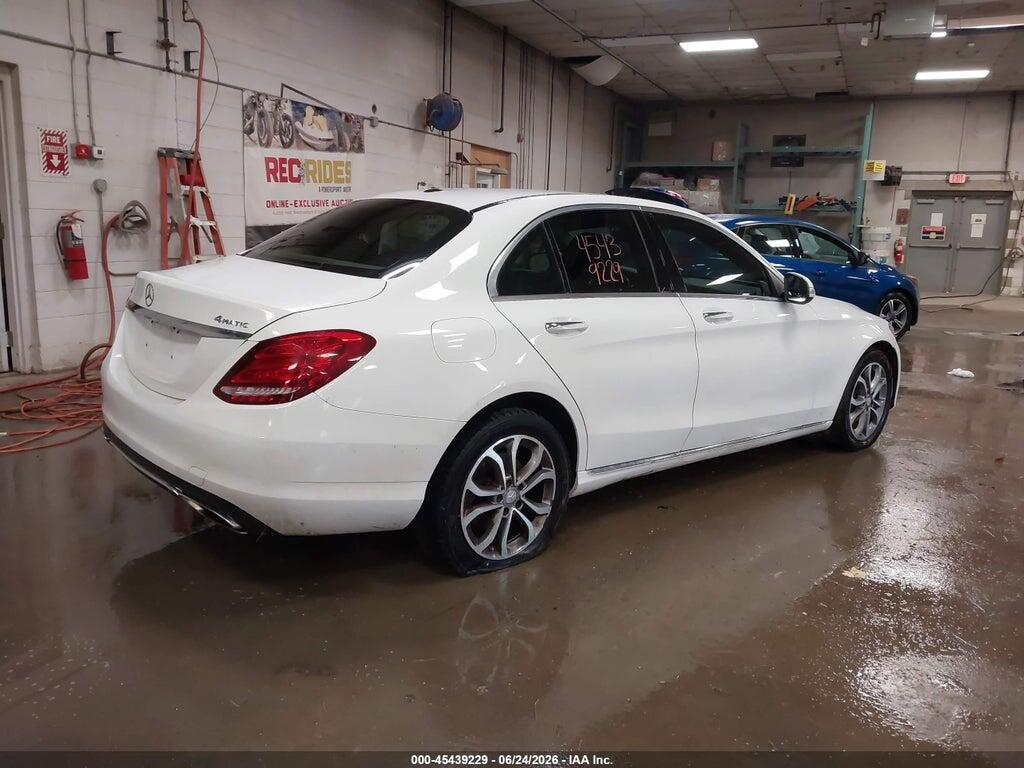 55SWF4KB5FU001913 2015 MERCEDES-BENZ C 300 photo no. 4