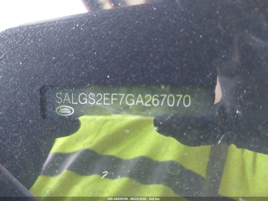 SALGS2EF7GA267070 2016 LAND ROVER RANGE ROVER photo no. 9