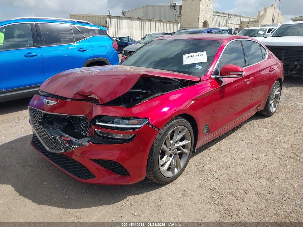 KMTG34TA5NU087008 2022 GENESIS G70 photo no. 2