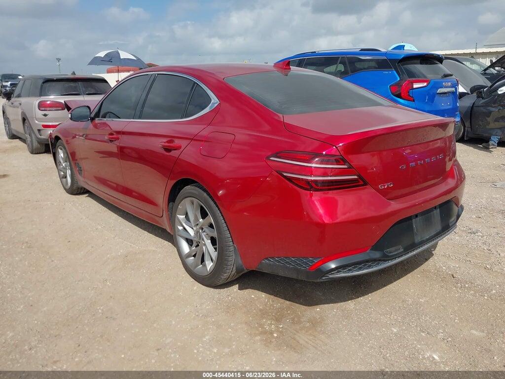 KMTG34TA5NU087008 2022 GENESIS G70 photo no. 3