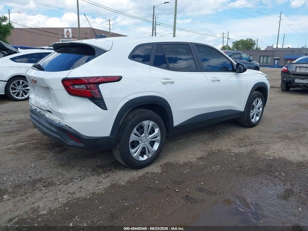 KL77LFEPXSC340107 2025 CHEVROLET TRAX photo no. 4