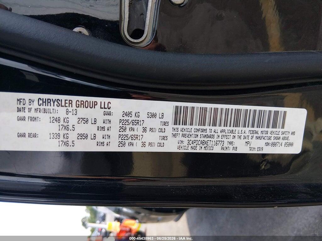3C4PDCABXET116773 2014 DODGE JOURNEY photo no. 9