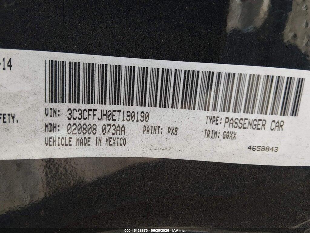 3C3CFFJH0ET190190 2014 FIAT 500C photo no. 9
