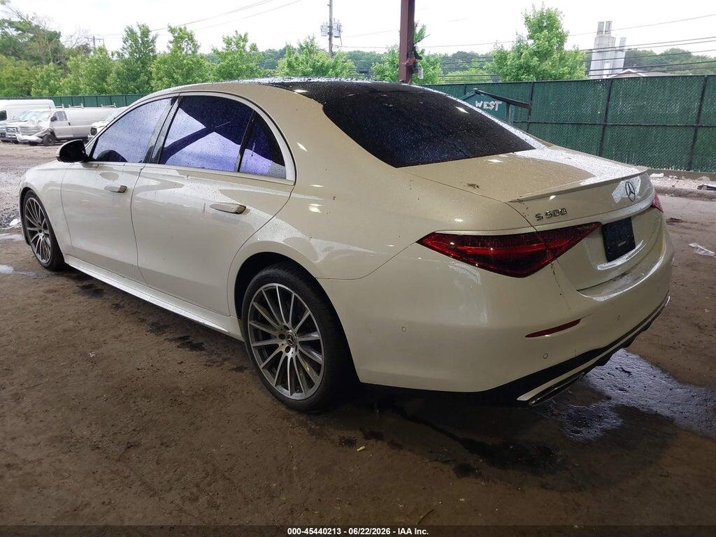 W1K6G6DB2NA157752 2022 MERCEDES-BENZ S 500 photo no. 3